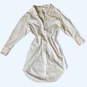 JW ANDERSON Off-White Shirt Dress